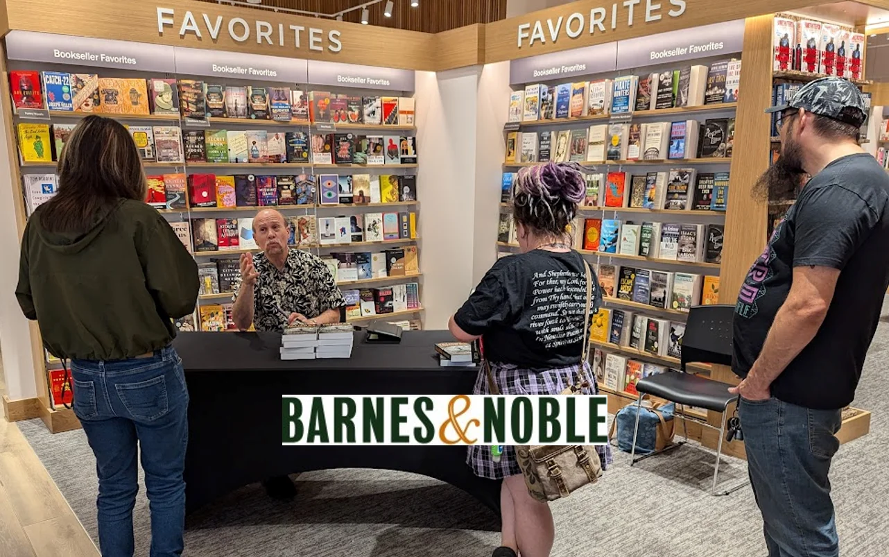Tom Catalano signing books at a Barnes & Noble